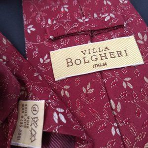 Silk Men's Neck Tie by Villa Bolgheri Italia